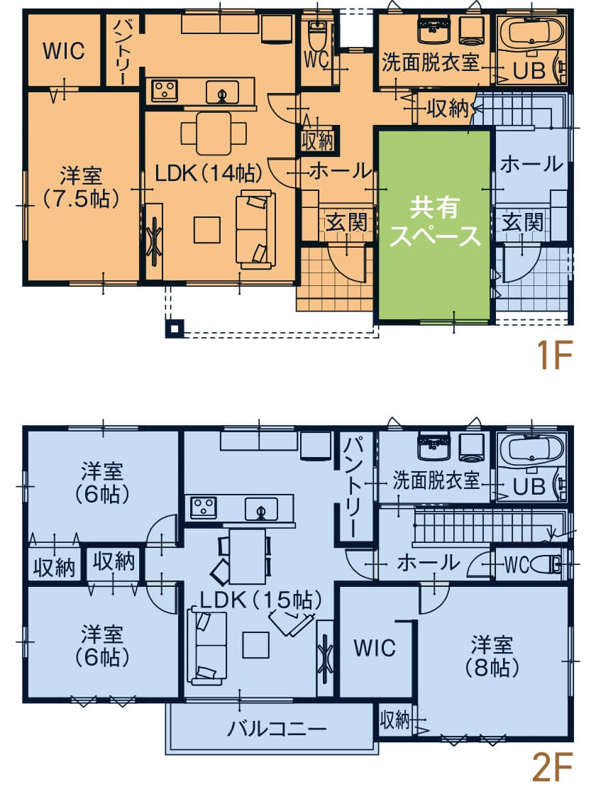 上下分離型図面