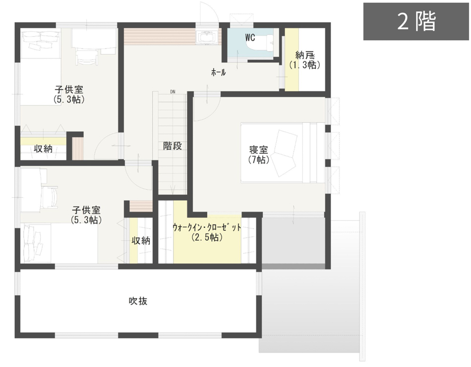 カフェ風の間取り図