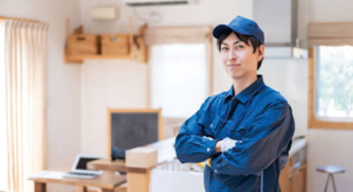 職人の稼働率を100％に近づけるイメージ