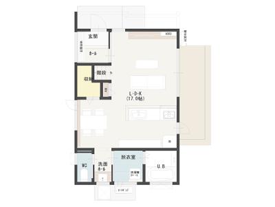 CP style参考プラン間取り図1F