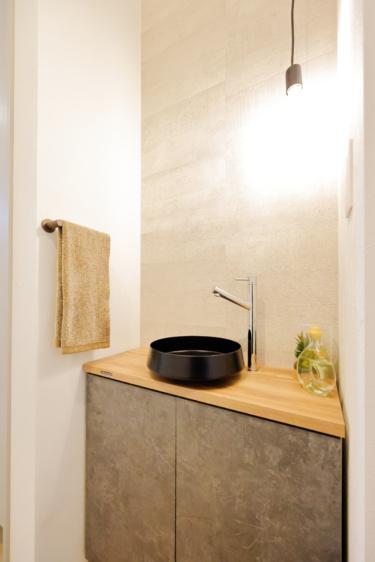 ■玄関先にある、ただいま手洗い器