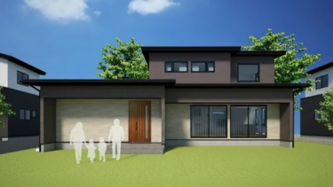 吹抜のある大空間ＬＤＫ、帰宅動線、家事動線を全て叶えたお家（射水市海竜町）