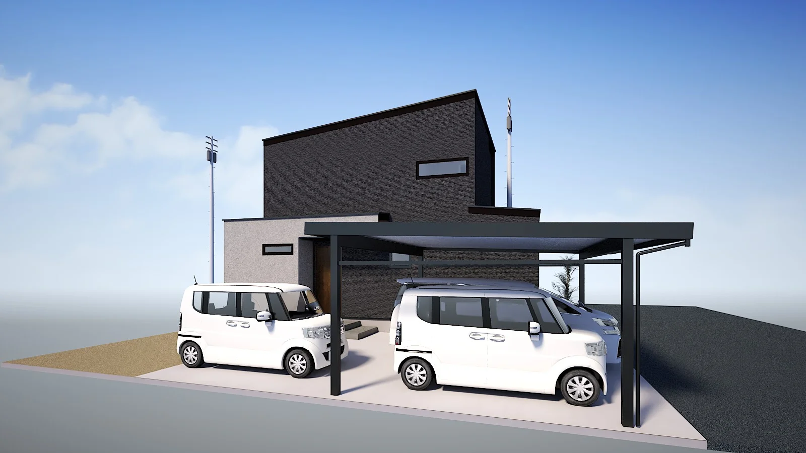 開放感と便利さを兼ね備えた、こだわりの住まい（燕市米納津）