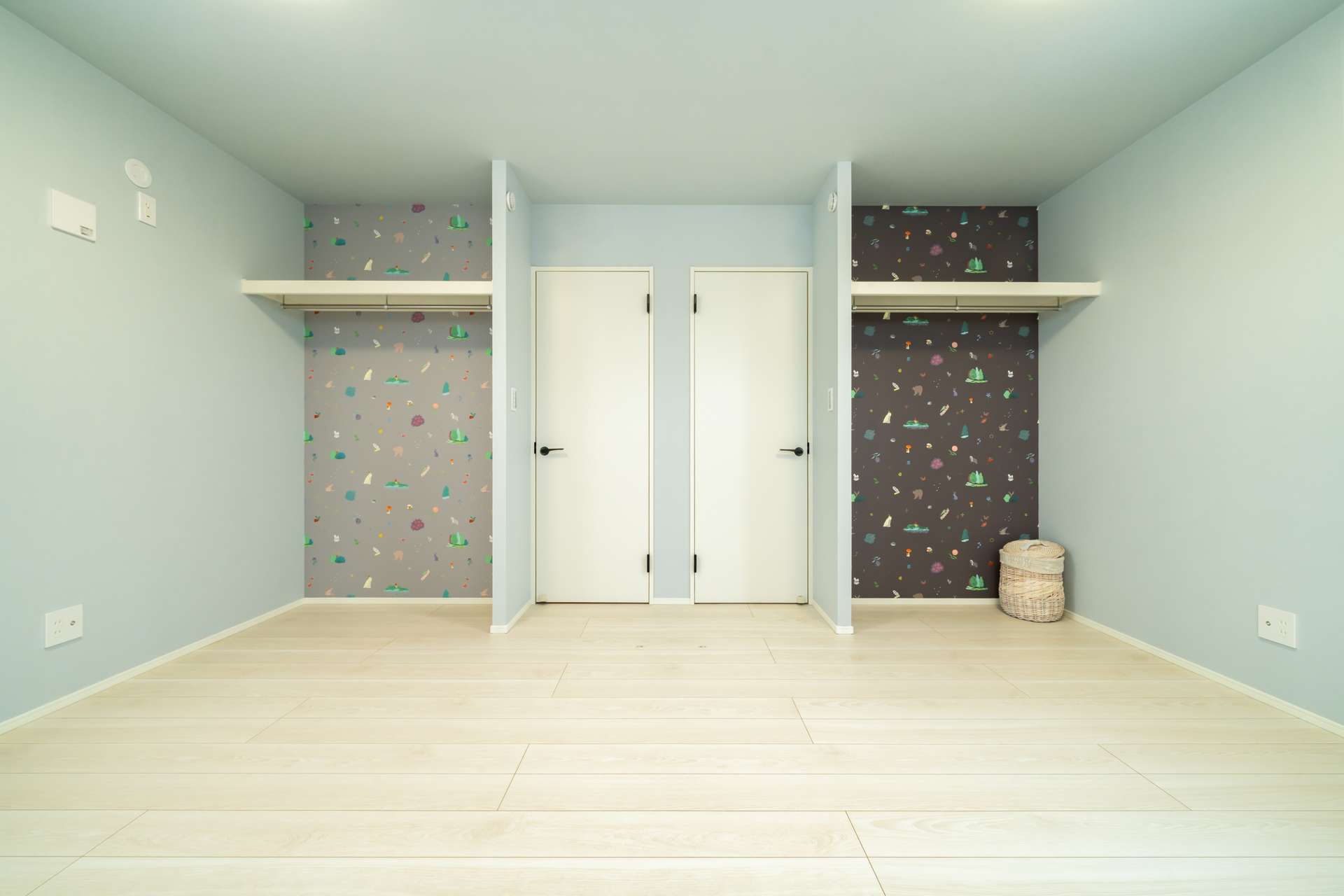 ■子供部屋
幼少期はワンルームで一部屋に。成長に合わせて仕切れる子供部屋。