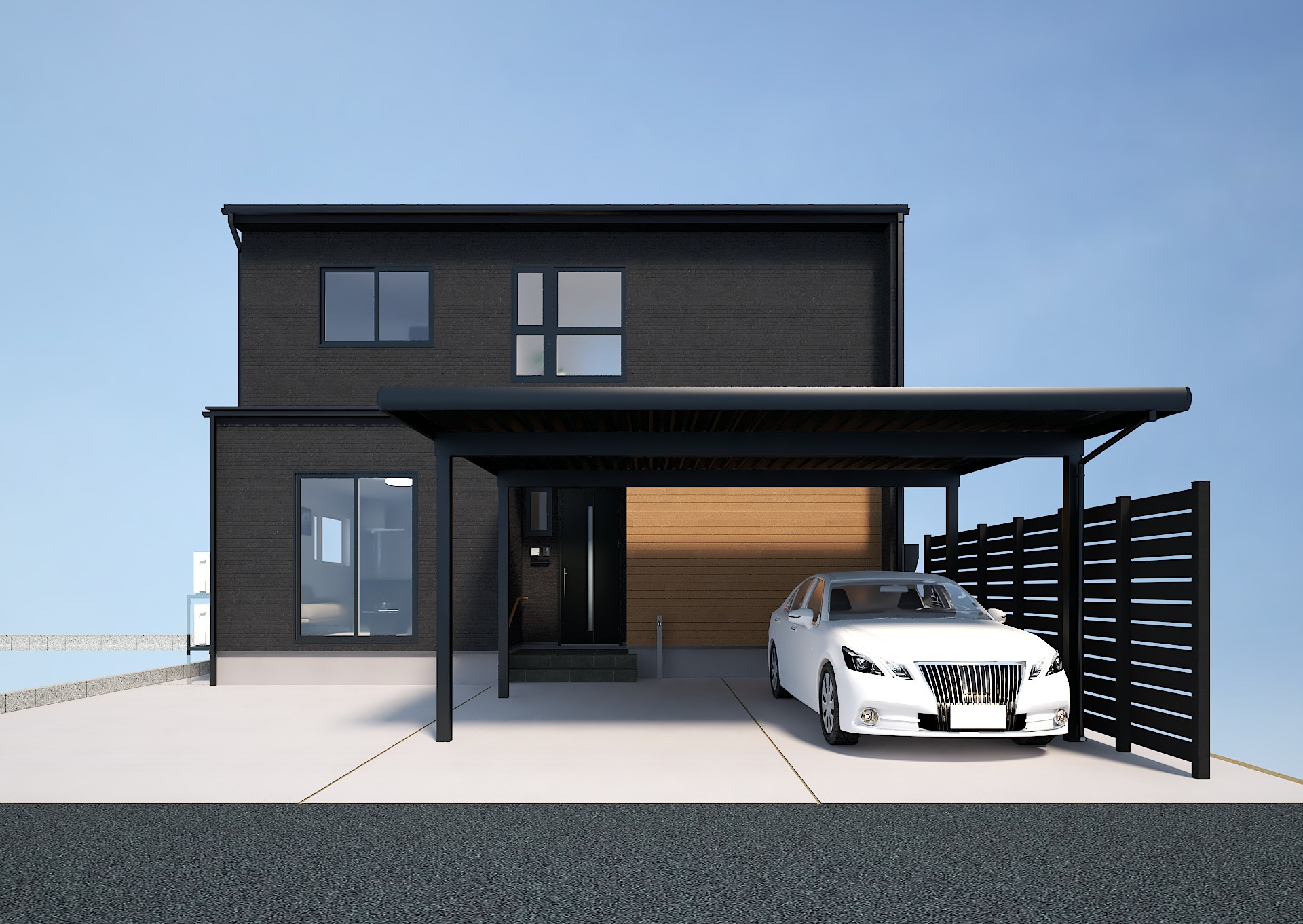 暮らしやすさの中にこだわりとデザインを叶えた住まい（江南区茅野山）