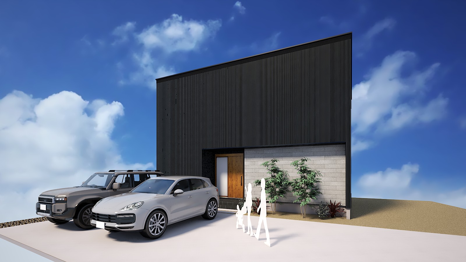 重厚感と心地よさを両立した、こだわりの２階リビングの家（金沢市堅田町）