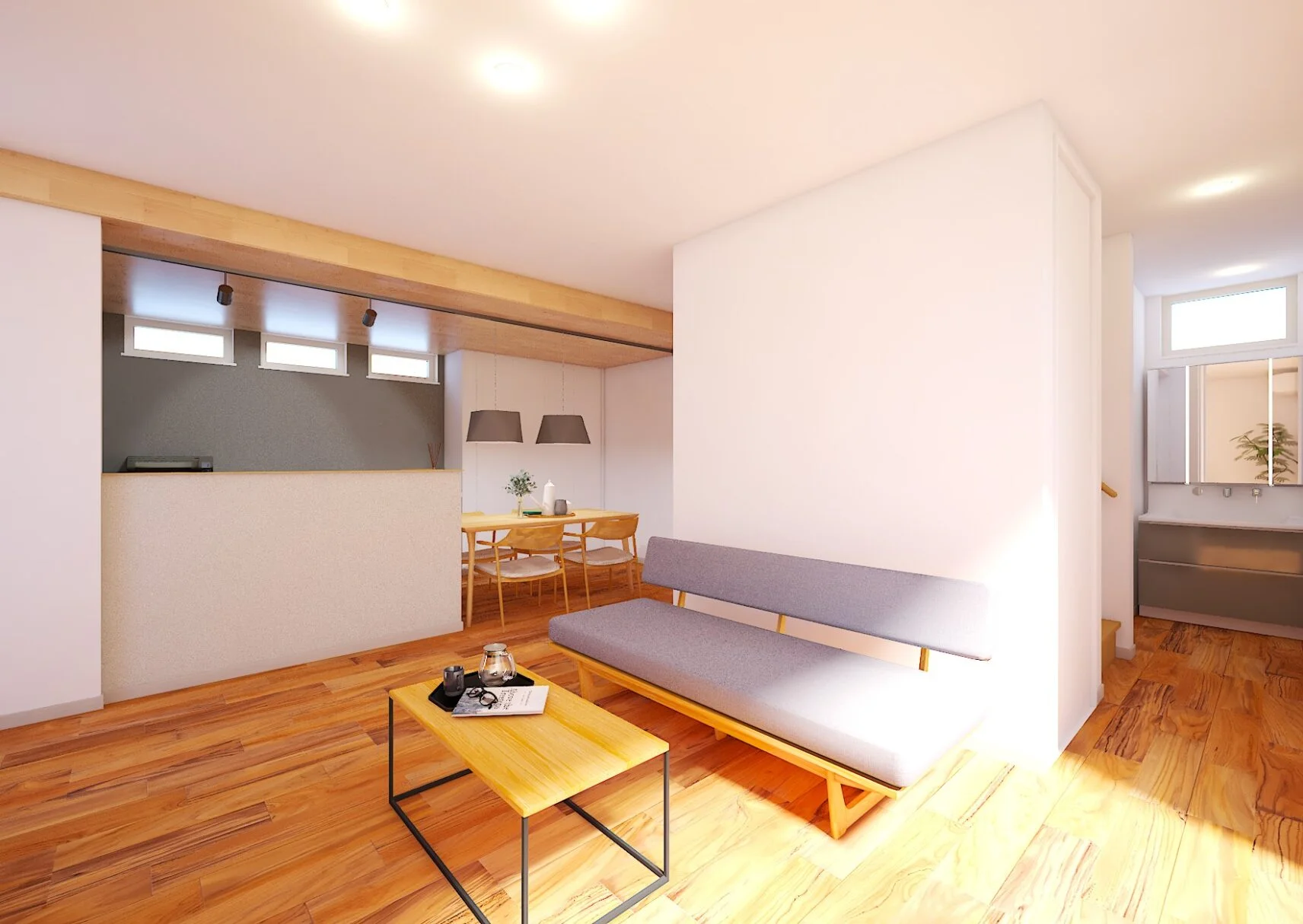 内観イメージ（ＬＤＫ）　
※家具・小物などはイメージです。