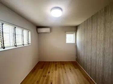 １階にある寝室