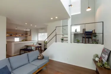 【076】スキップフロアのある家