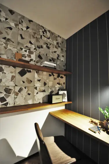 書斎ヌック。

椅子を置いて籠れる書斎に。