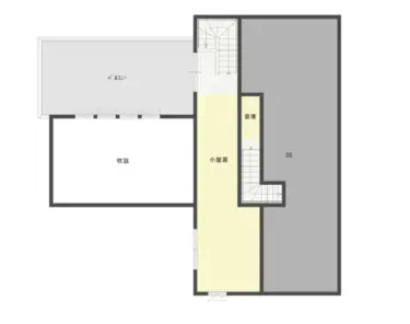 小屋裏平面図
