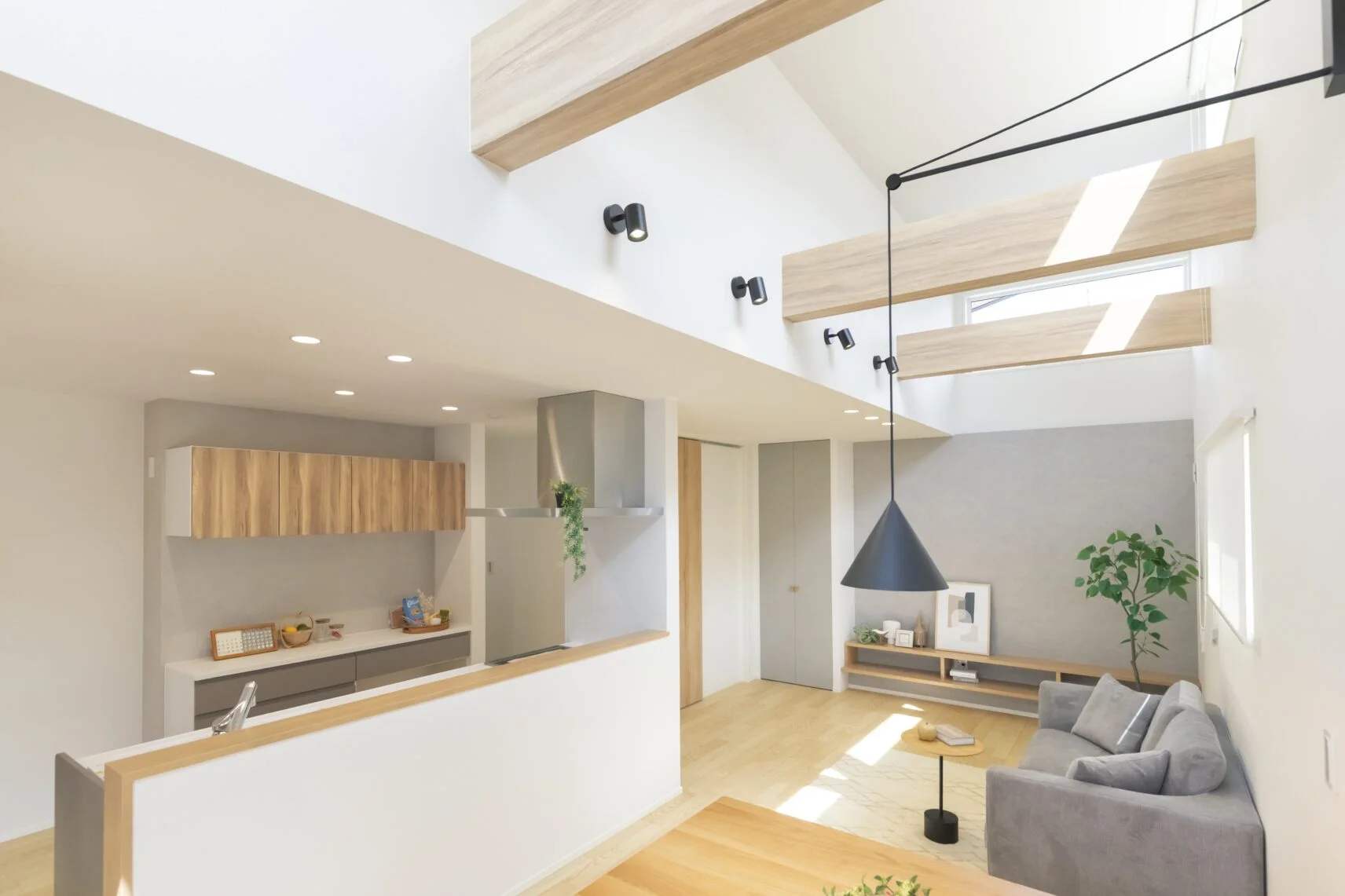 ■キッチンから見渡せる空間