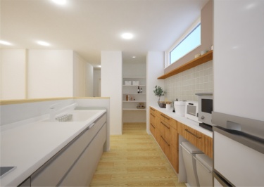 ■内観イメージ（キッチン・パントリー）