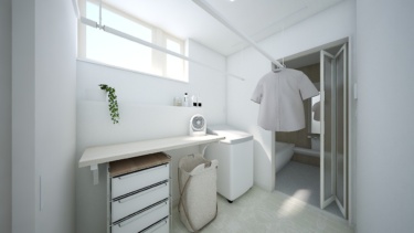 内観イメージ（ランドリールーム・浴室）