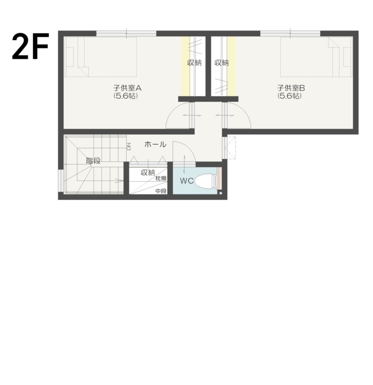 ２階 間取り図