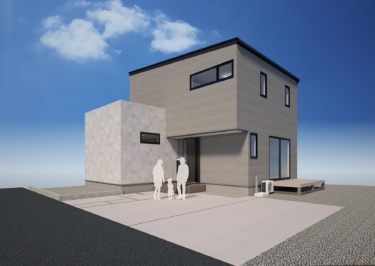 ■外観イメージ（南西側）