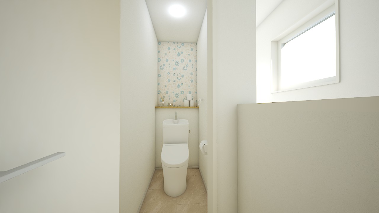 内観イメージ（２階トイレ）
※温水洗浄便座