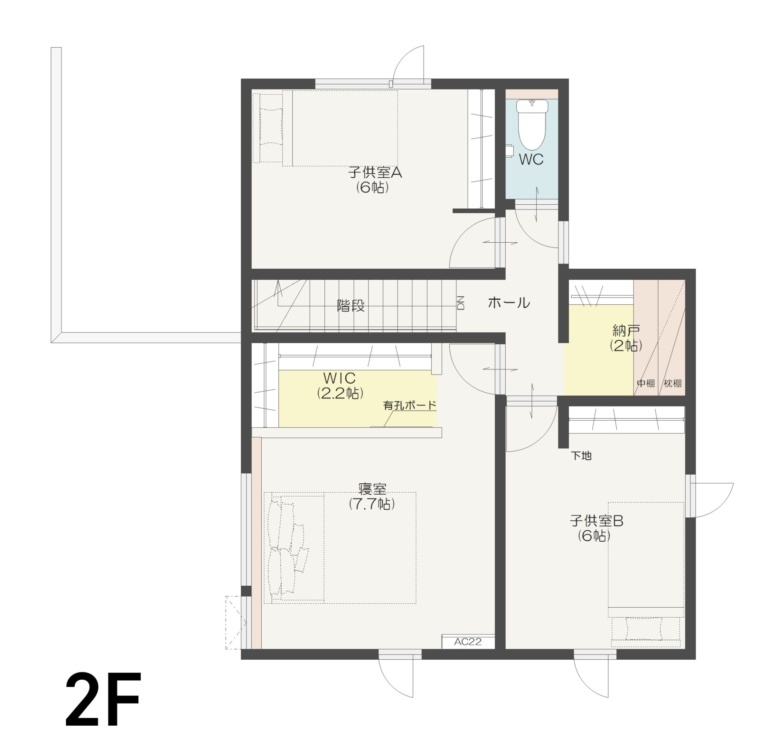 ２階 間取り図