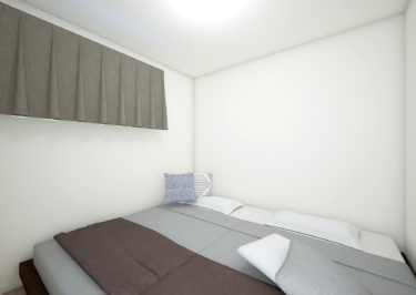 落ち着きのある主寝室