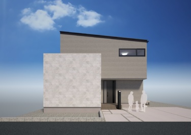 ■外観イメージ（正面）　
※門柱はイメージです。