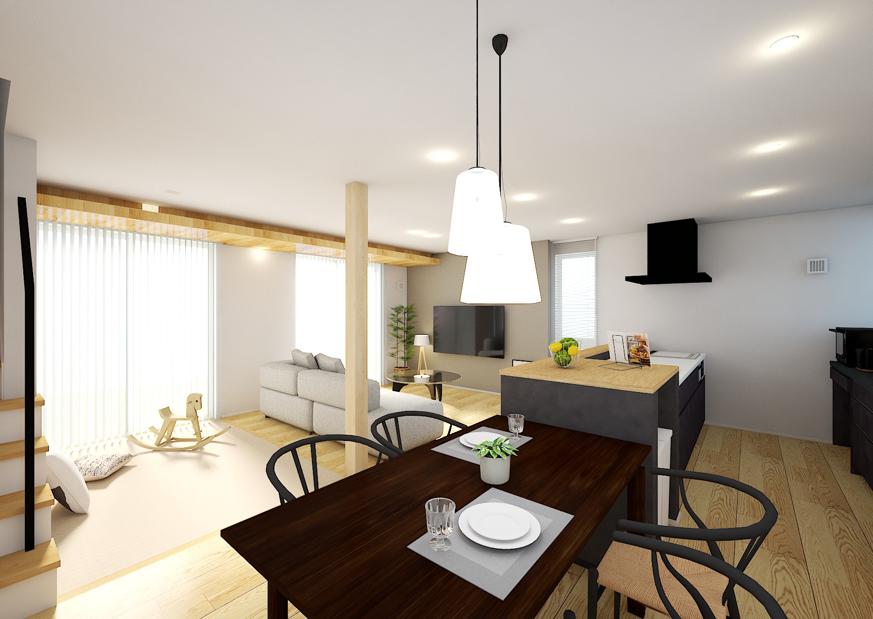 内観イメージ（ダイニング・キッチン２）