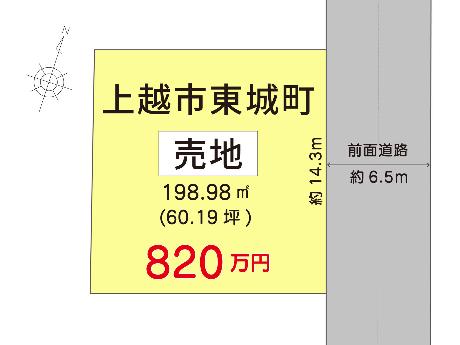 【上越市東城町】区画図