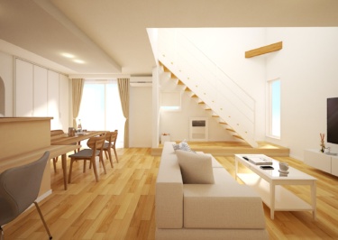 内観イメージ（ＬＤＫ）
※家具・小物などはイメージです。
また、内装クロスは変更となる場合がございます。