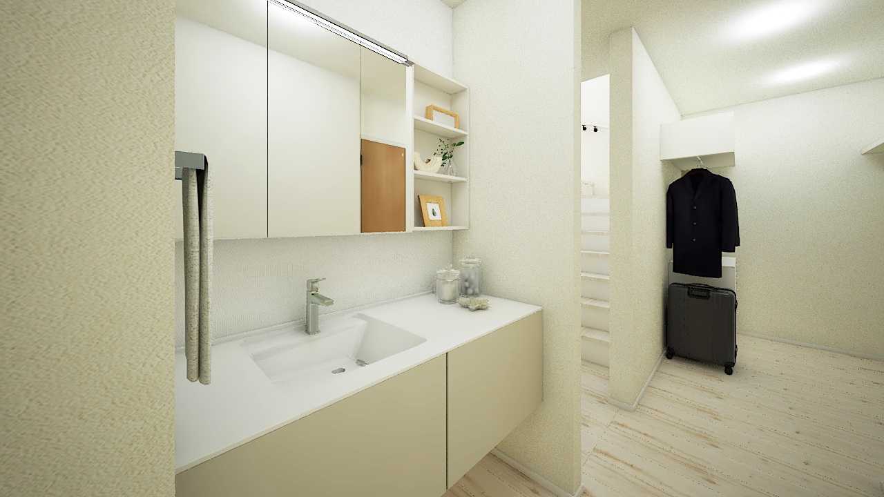 内観イメージ（造作洗面台）