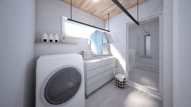 内観イメージ（脱衣・サンルーム）