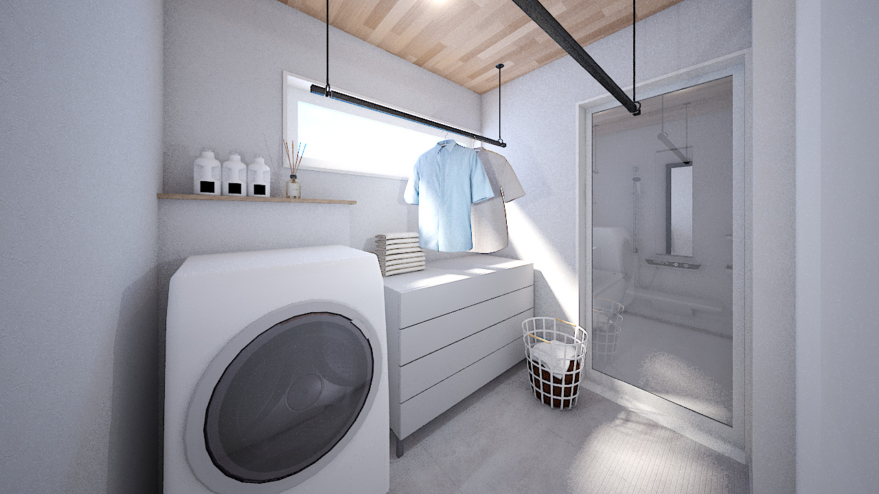 内観イメージ（脱衣・サンルーム）