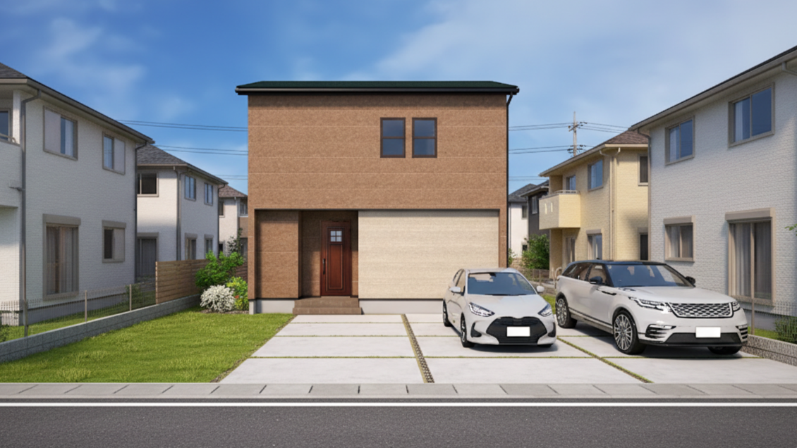 明るい吹抜けとたっぷり収納がある 子育て世代の家（安曇野市穂高有明）