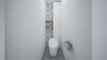 内観イメージ（１階トイレ）
※タンクレスタイプ