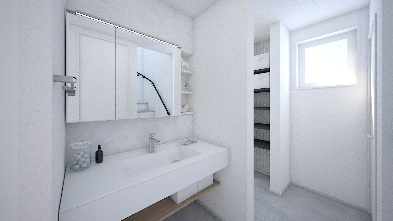 内観イメージ（造作洗面台）