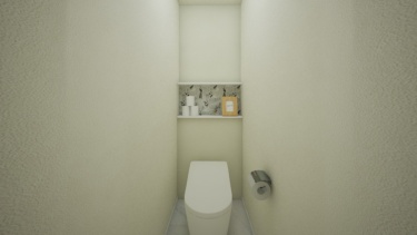 内観イメージ（１階トイレ）
※タンクレスタイプ