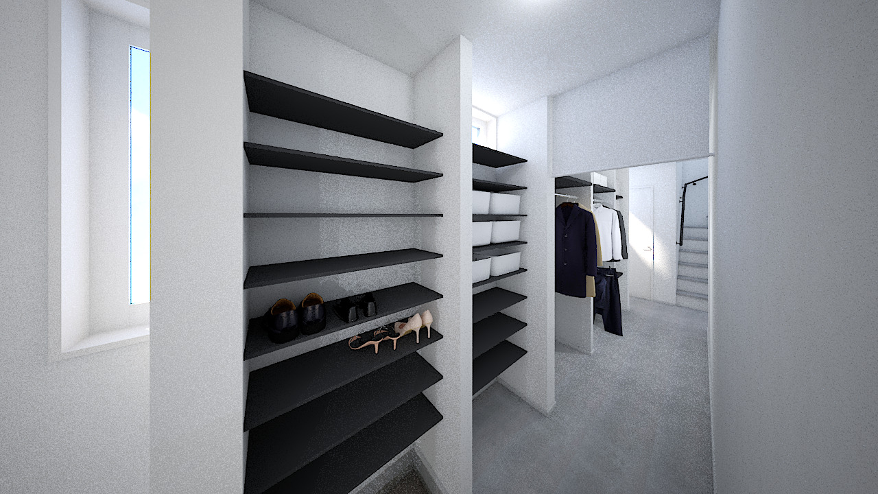 内観イメージ
（シューズ イン クローゼットとクローク）