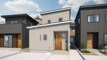 くすみグレーが映える大人かわいい家（胎内市あかね町）