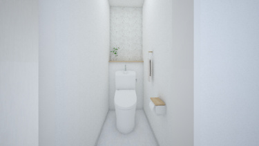 内観イメージ（２階トイレ）
※温水洗浄便座