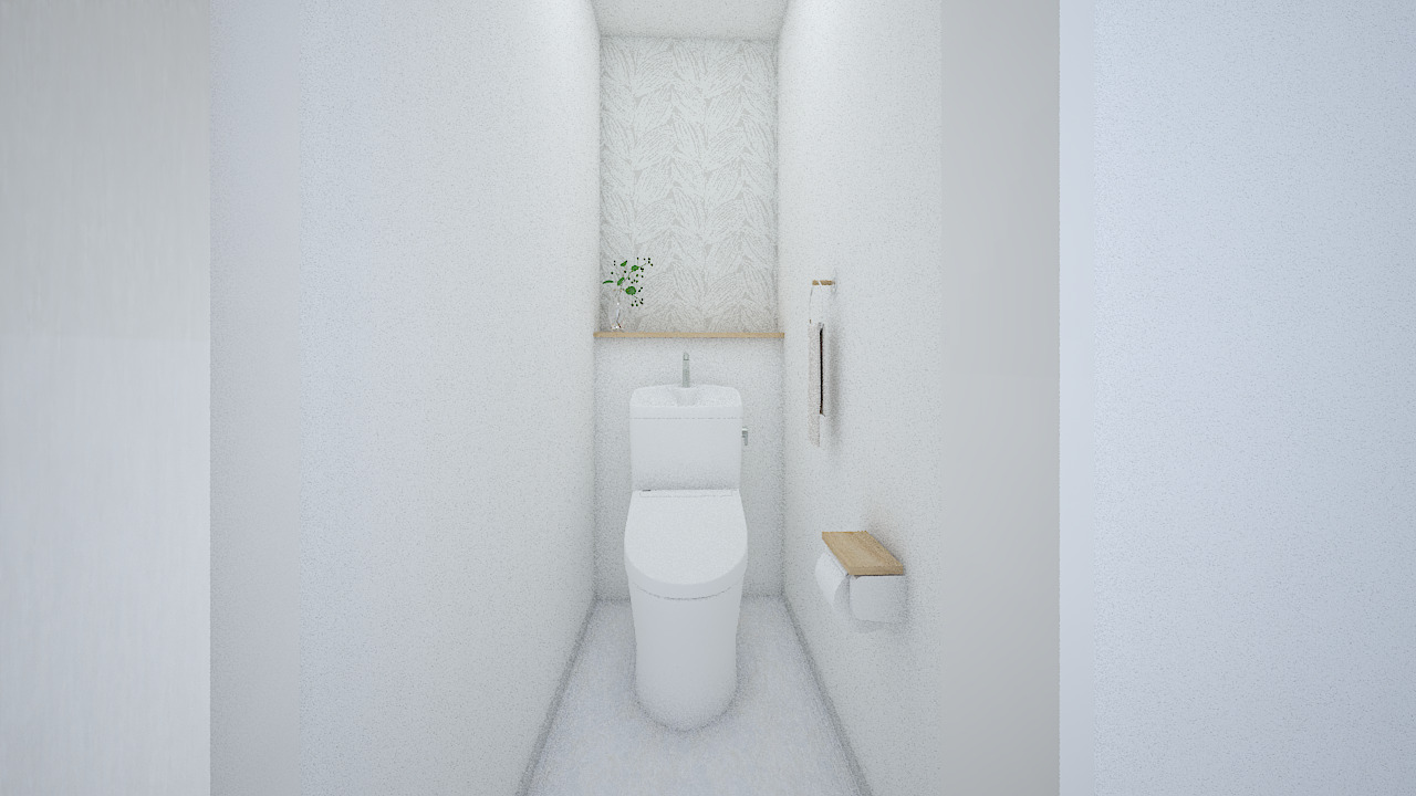 内観イメージ（２階トイレ）
※温水洗浄便座