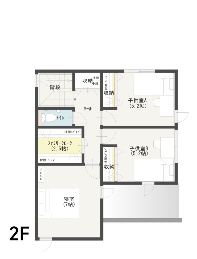 ２階 間取り図