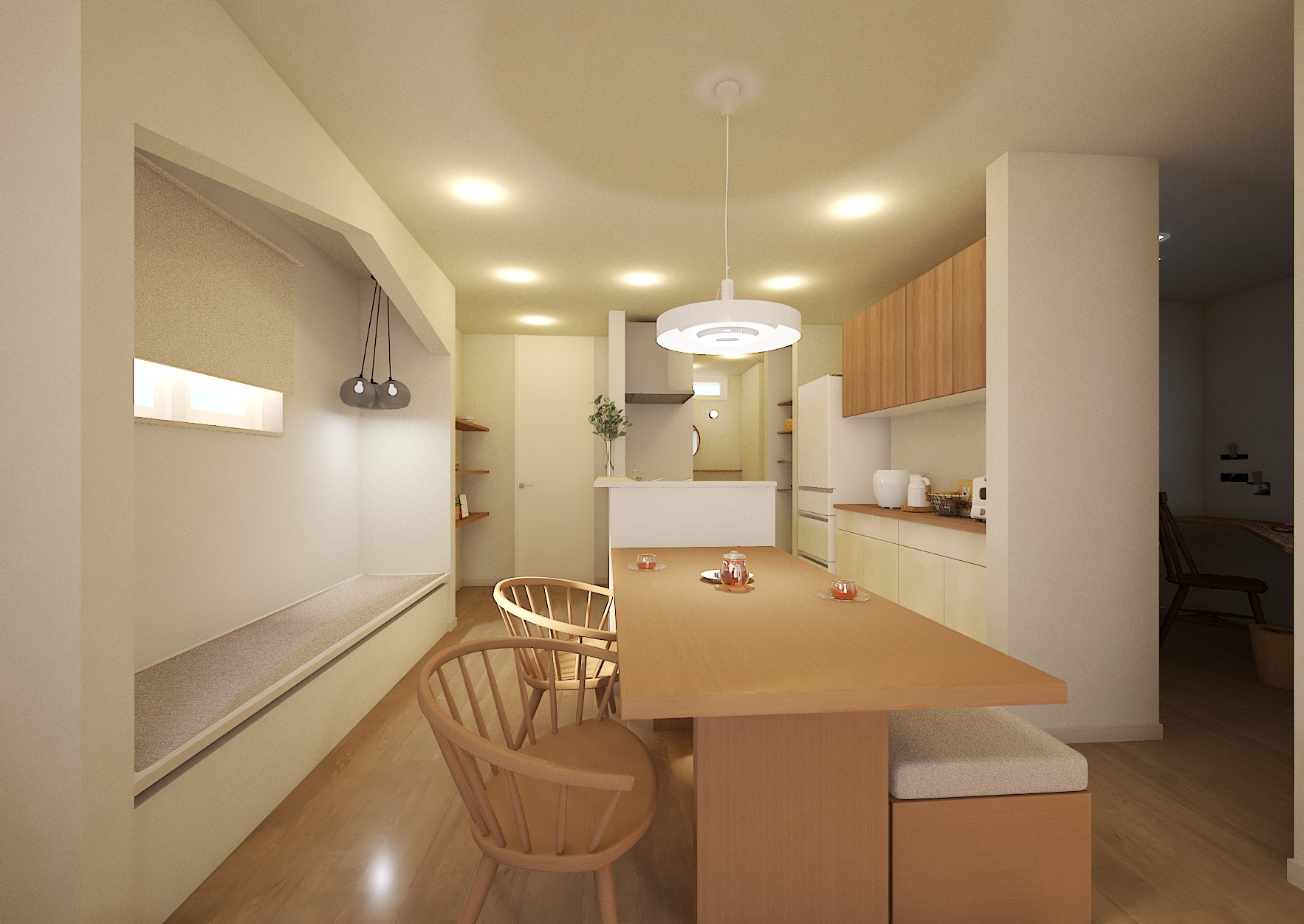 内観イメージ（ダイニング・キッチン）