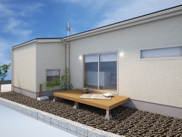 外観イメージ（ウッドデッキ側）