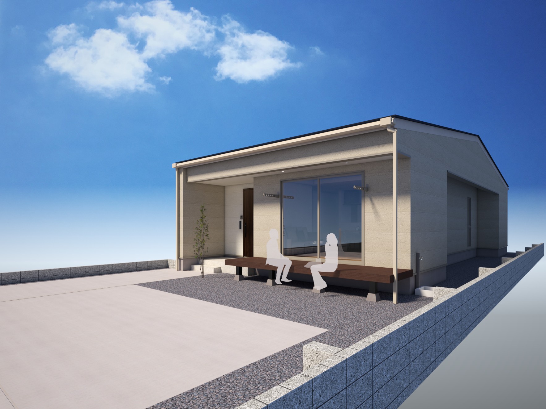 ■外観イメージ（南側）