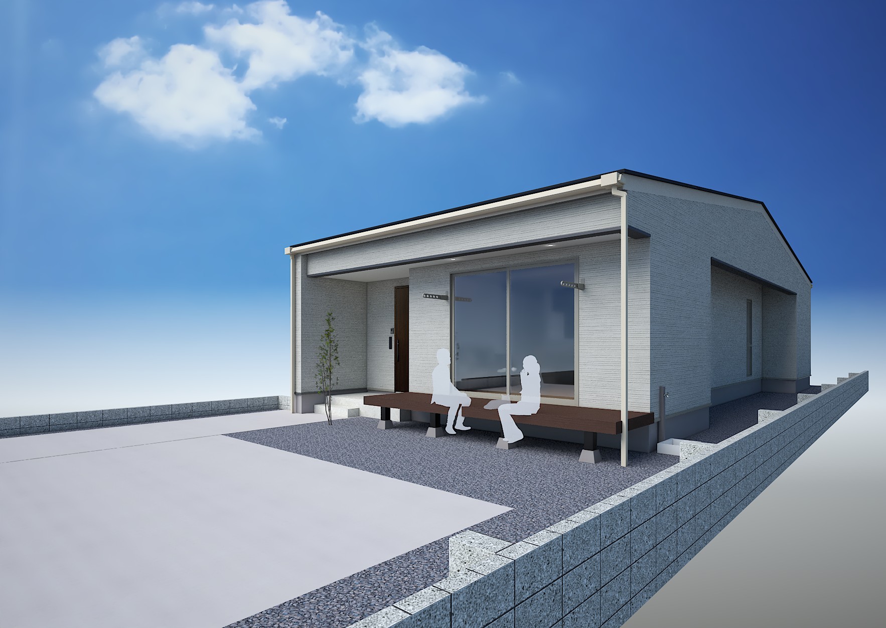 外観イメージ（南側）