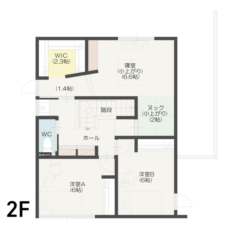 ２階 間取り図