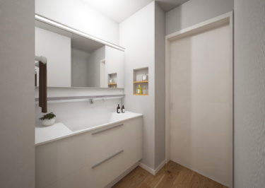 ■内観イメージ（洗面コーナー）