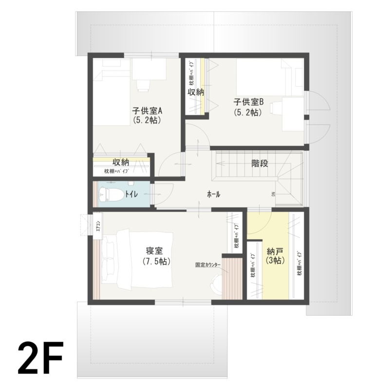 ２階 間取り図