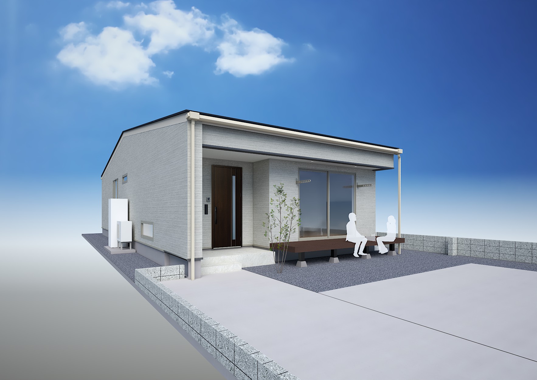 外観イメージ（西側）