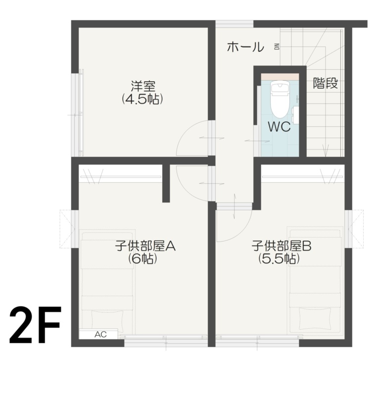 ２階 間取り図