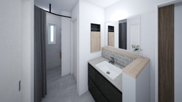 内観イメージ（洗面コーナー）
オシャレな造作洗面台