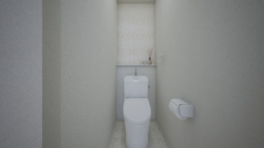 内観イメージ（２階トイレ）
※温水洗浄便座タイプ